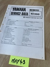 Yamaha RD200 type 397 417 Fiche technique caractéristique moto collection RD 200