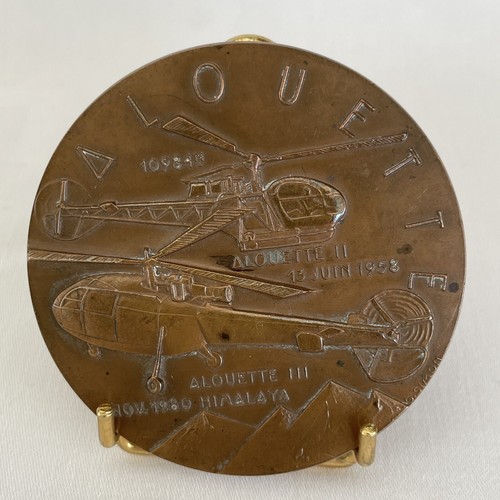 Médaille alouette de - médaille,, alouette,