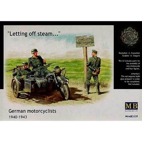 Motocyclistes allemands - motocyclistes,
