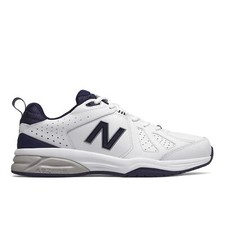Baskets En Cuir New Balance Pour Hommes Extra Large (4E) Blanches Taille 7-19