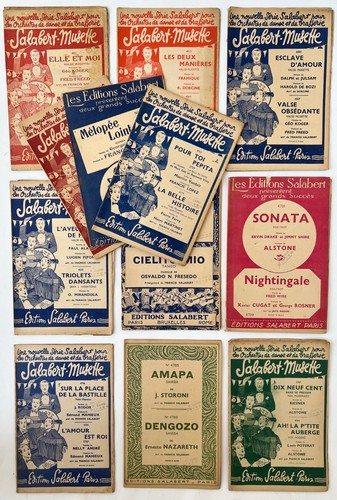 Livrets partitions 1940 - partitions,