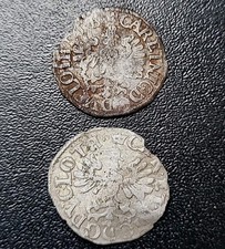 C0477 : Lot De 2 Deniers Ou Demi Gros Charles IV et Nicole - Duché De Lorraine