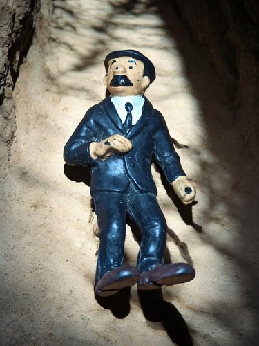 Figurine vintage tintin - tintin, dupont