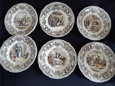 Assiettes histoires gien - à,