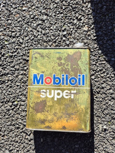 Bidon huile mobiloil - bidon, d'huile