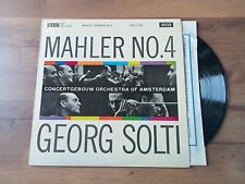 MAHLER N°4 GEORGE SOLTI COA DECCA UK SXL 2276 NARROW BAND LP EXC NM