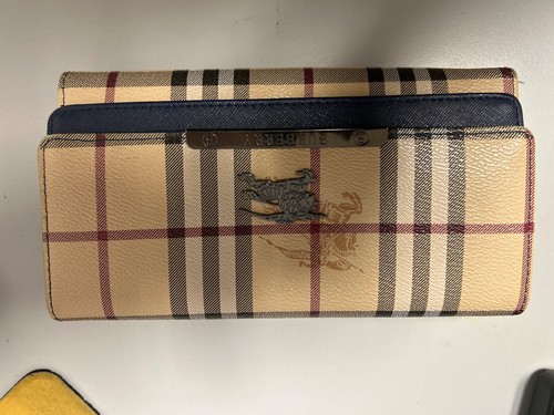 Portefeuille burberry beige - portefeuille,