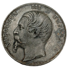 K11/01/25 (REF18230) Médaille exposition ANCIENNE en l'état Napoleon III medal