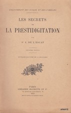 L'ESCAP LES SECRETS DE LA PRESTIDIGITATION HACHETTE MAGIE