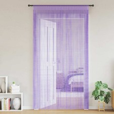 2x Rideau en Fils 140x250 cm