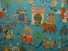 Maharaja Bleu Peluche Velours