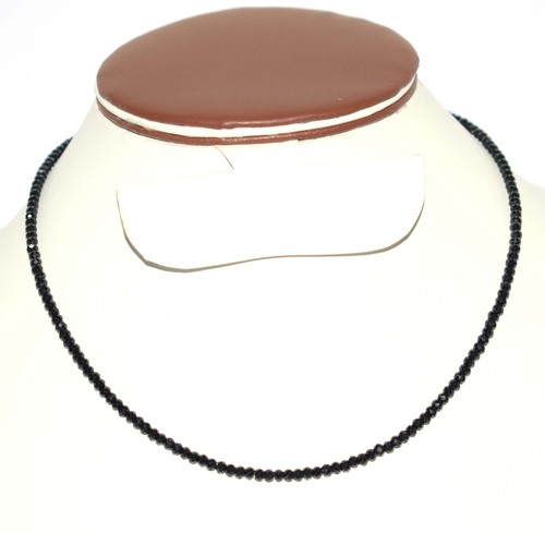 Noir spinelle gemme rond - spinelle,
