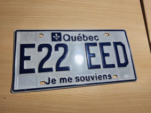 Superbe plaque immatriculation - plaque,