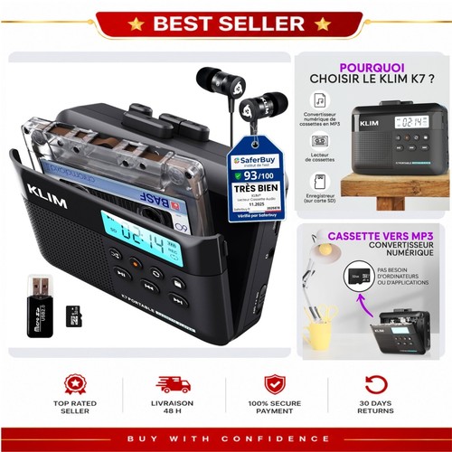 Lecteur cassette klim - lecteur,
