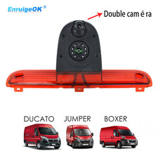 Double Caméra de recul feu stop pour Fiat Ducato Peugeot Boxer Citroën Jumper