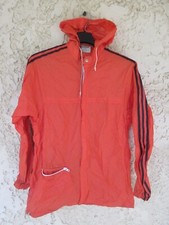 Veste ADIDAS vintage coupe-vent Windbreaker jacket style K-Way VENTEX orange XS