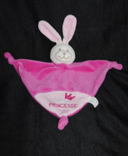🐰Doudou plat lapin rose