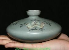 5.5'' Old Chinese Dynasty Korean Korea Koryo Porcelain Palce Flower Bottle Vase