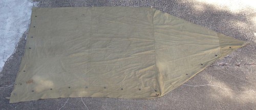 Demie toile tente ww2 - toile,