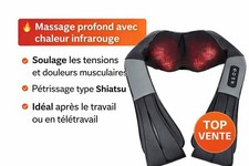 Masseur cervical chauffant