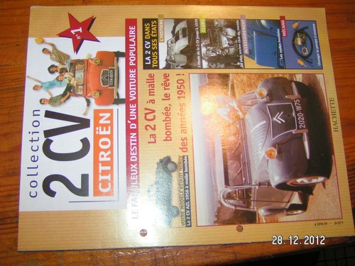 Fascicule 2cv citroen - 2cv, n°1