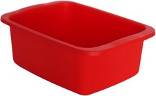 Bassine rectangulaire rouge