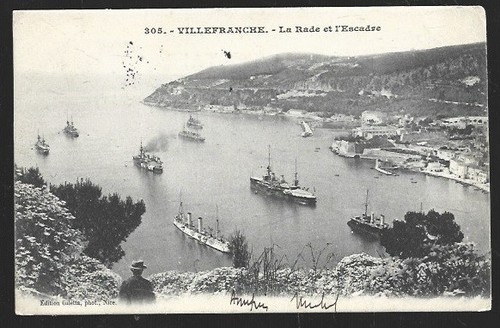 Cpa villefranche sur - villefranche, mer