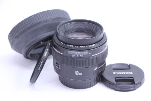 Objectif canon 50mm 4 - objectif, f1.4