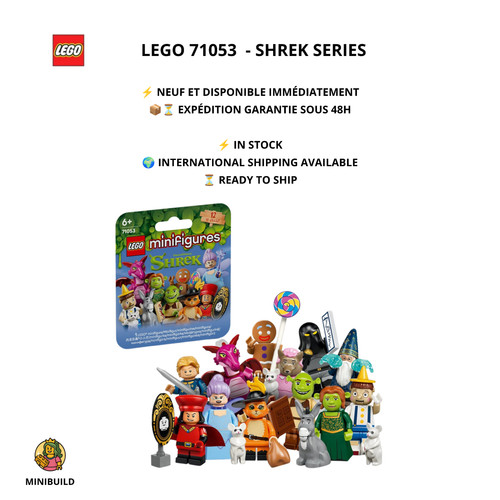 Lego minifigures 71053 shrek - minifigures,