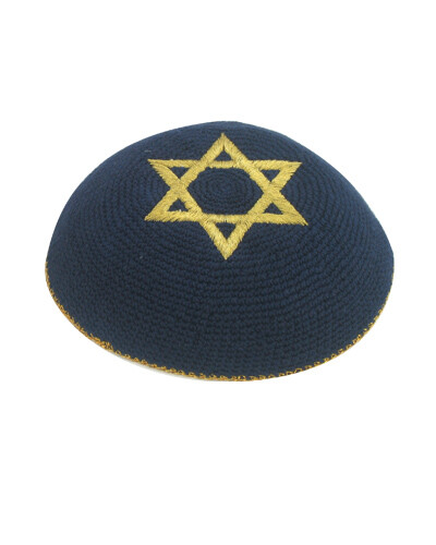 Kippa juive tricot étoile - kippa,