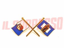 Armes Écrit Logo Émaillé Drapeau Croisé Pininfarina Abarth