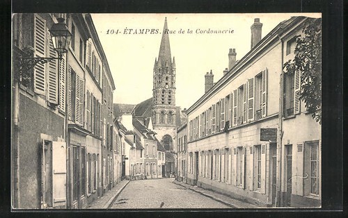 Cpa étampes rue la - Étampes,, de