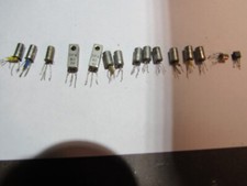 lot 15 transistors radio hf/bf vintage