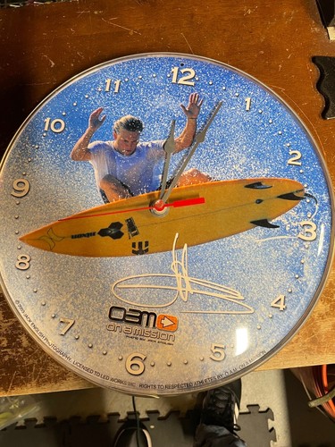 Vintage oam surfing wall clock - vintage,