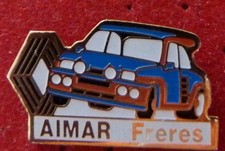 PIN'S RALLYE R 5 TURBO MAXI RENAULT AIMAR FRERES 