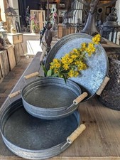 LOT DE 3 PLATEAUX DECO EN