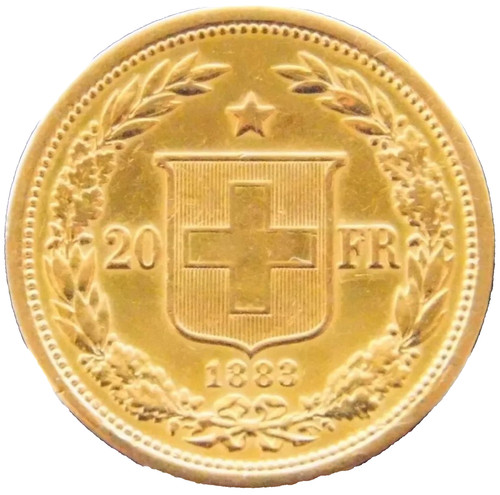 Francs vreneli 1883 ou - vreneli,