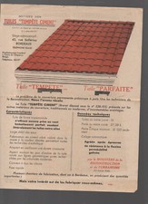 publicité vieux papiers Bordeaux: tuiles TEMPETE / PARFAITE   (P26510)