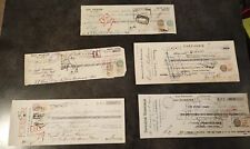Lot de 5 timbres fiscaux