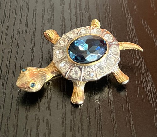 Broche tortue metal dore - broche, "tortue"/