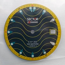 NOS Sector Expander Exp 202 Esfera Sphere 5215132013 Montre À Dial 100 M Vintage