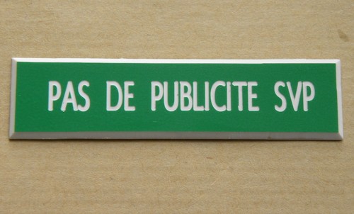 Plaque boite aux lettres - boite,