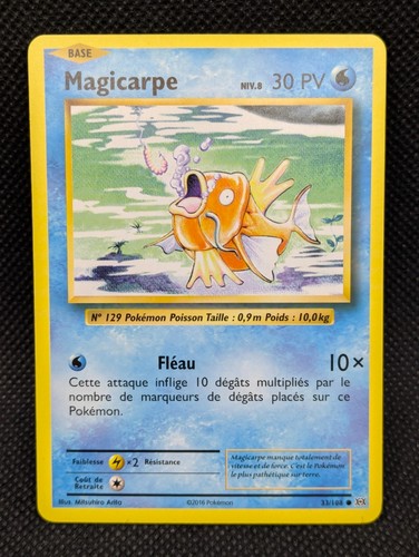 Carte pokemon magicarpe - carte,