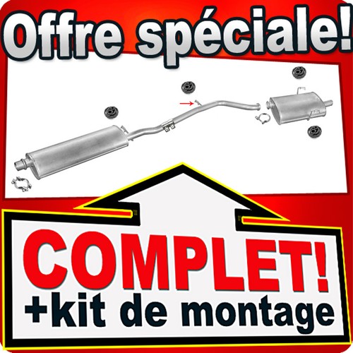 échappement pour peugeot 406 - Échappement,