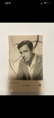 Carte postale acteur yves - carte,