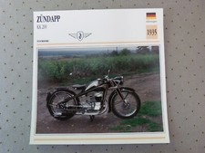 Fiche Photo Moto : Zundapp KK
