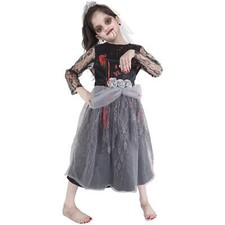 Enfants Filles Zombie Mariée