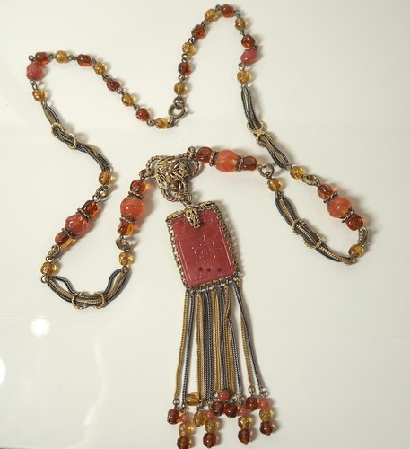 Ancien collier chinois tibetan - chinois,