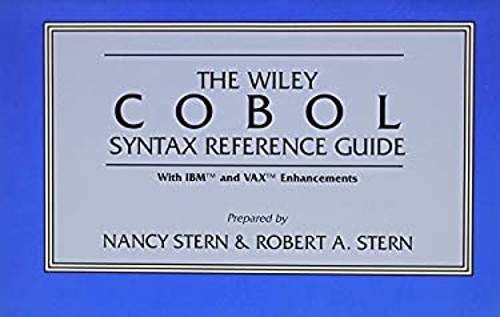 The wiley cobol syntax - the,