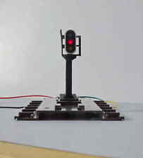 *** LOT DE 1 OU 2 SIGNAL 3 FEUX SNCF A LED / DECORATION TRAIN HO 1/87 ***